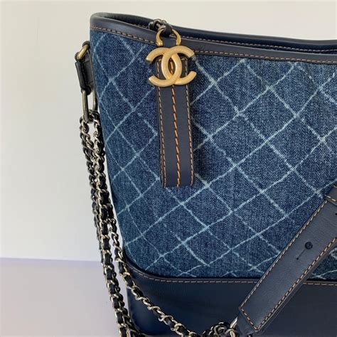 chanel hobo denim|Chanel hobo bags.